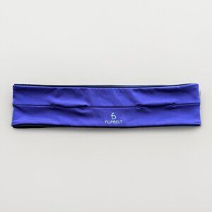 FlipBelt Classic Large Pocket Running Belt Purple Run Hike Walk Stretchy Gym